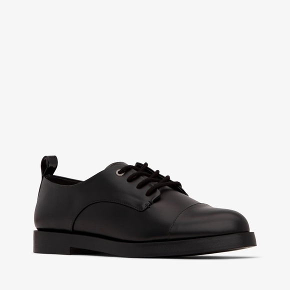 MATT & NAT WOMEN’S STELLAR VEGAN DERBY SHOES IN BLACK SIZE 7 - Picture 1 of 10